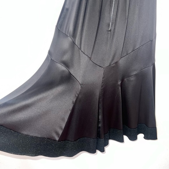 Dolce & Gabbana Black Sparkly Sheer Satin Skirt Mini Dress - Picture 16 of 16